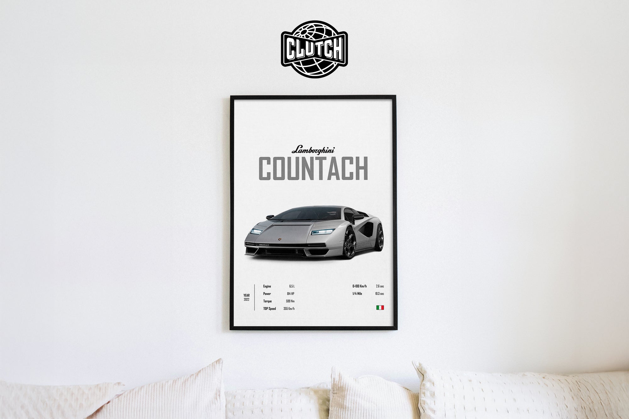 Lamborghini Countach 'CORE' Car Poster