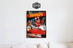 Ferrari Lauda F1 Vintage Poster