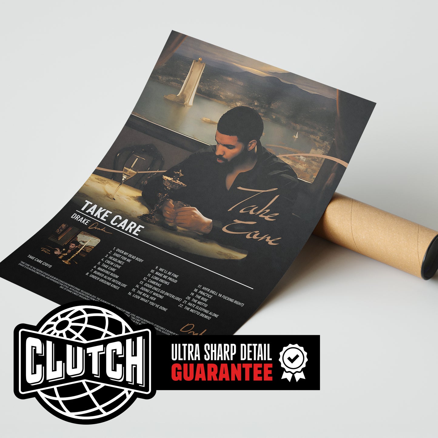 Drake 'Take Care' Tracklist Poster