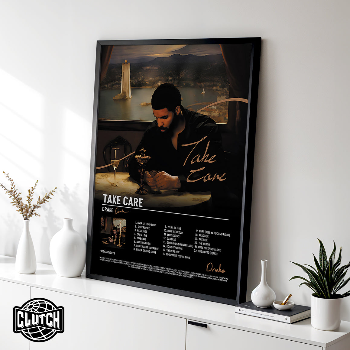 Drake 'Take Care' Tracklist Poster