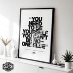 Oasis 'Supersonic' Lyric Poster