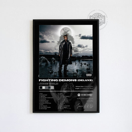 Juice WRLD 'Fighting Demons (Deluxe)' Album Poster