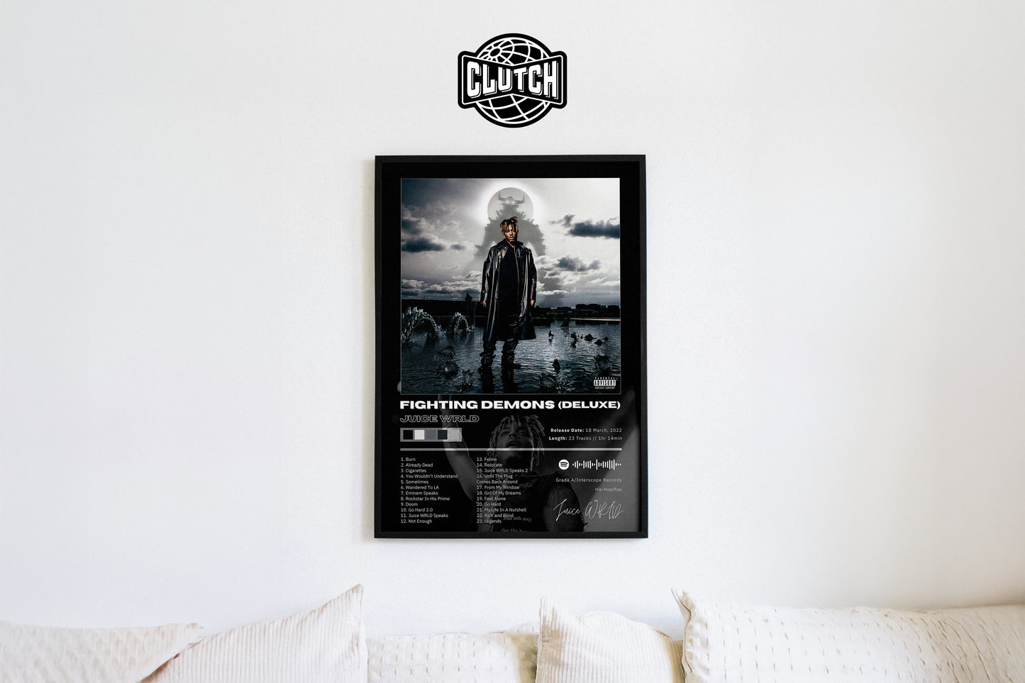 Juice WRLD 'Fighting Demons (Deluxe)' Album Poster