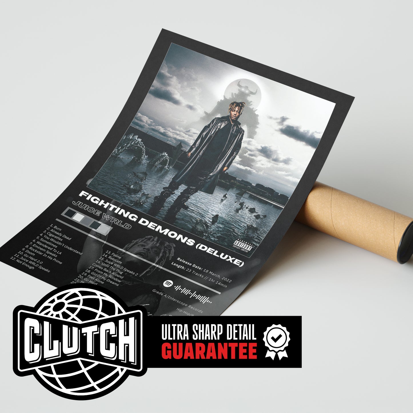Juice WRLD 'Fighting Demons (Deluxe)' Album Poster