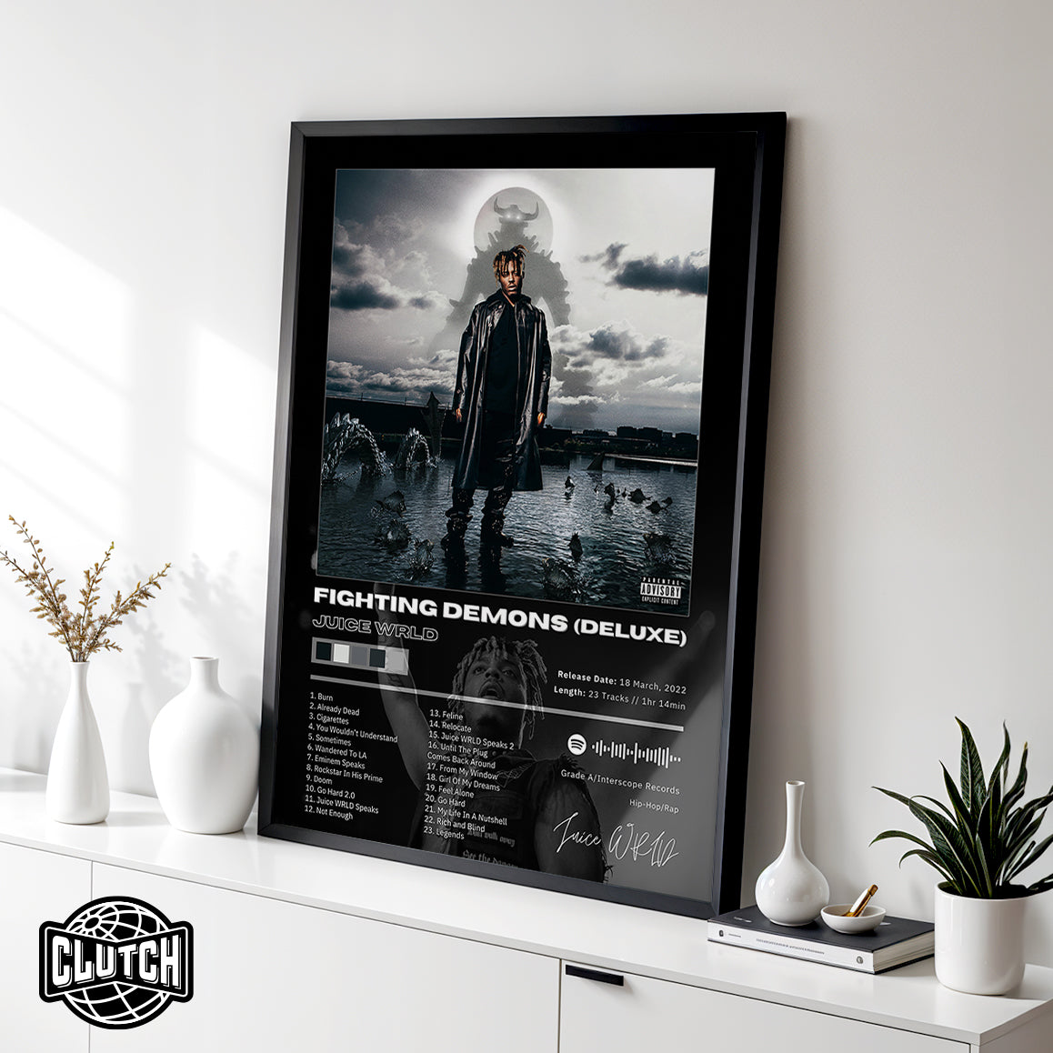 Juice WRLD 'Fighting Demons (Deluxe)' Album Poster