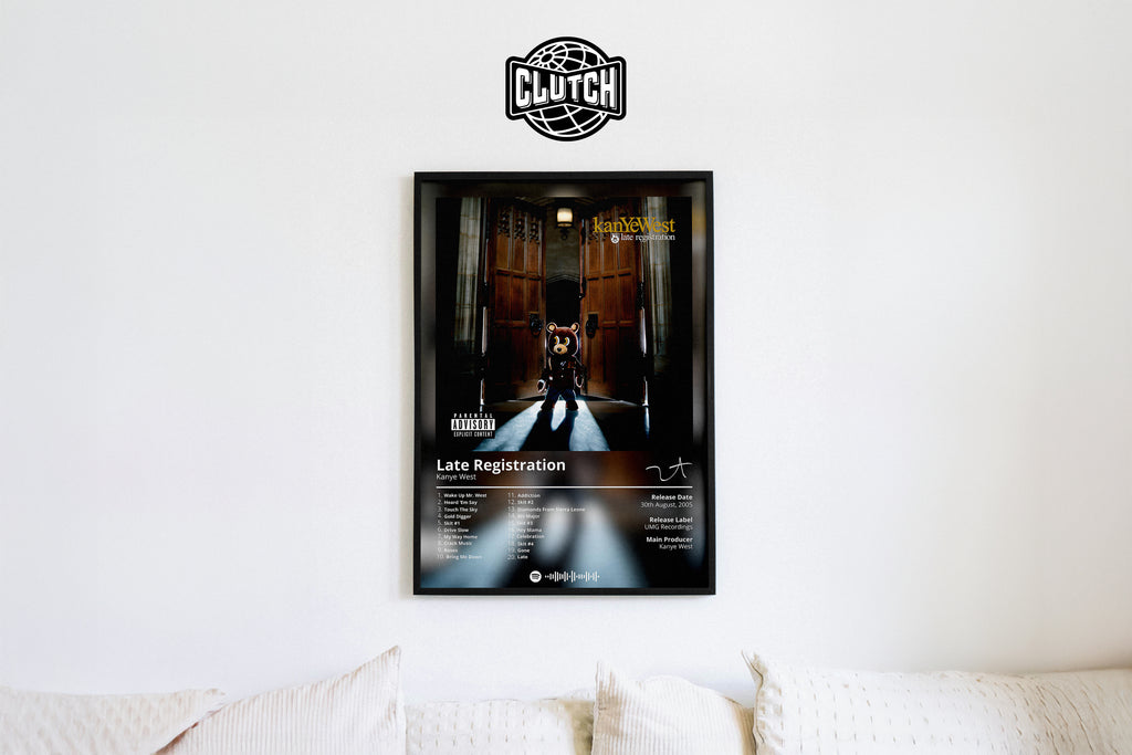 Kanye West 'Late Registration' Album Poster