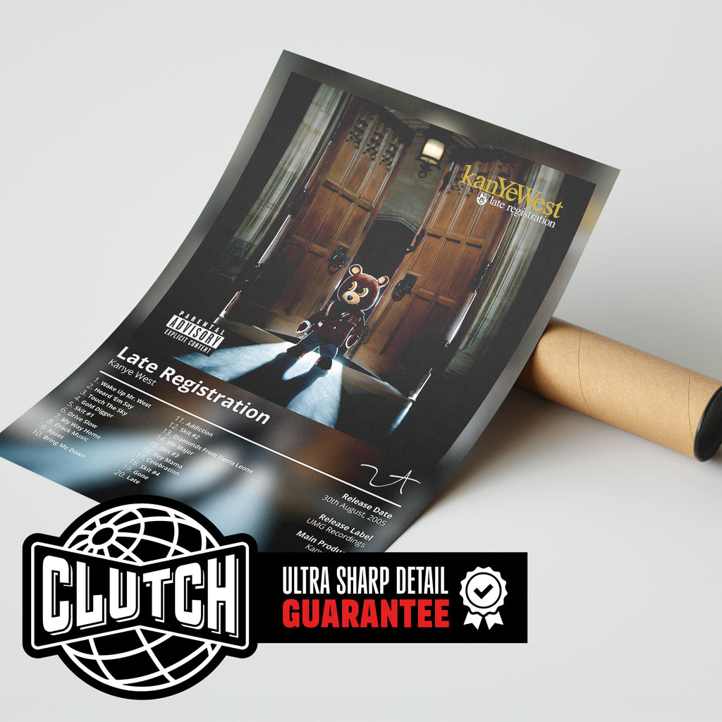 Kanye West 'Late Registration' Album Poster