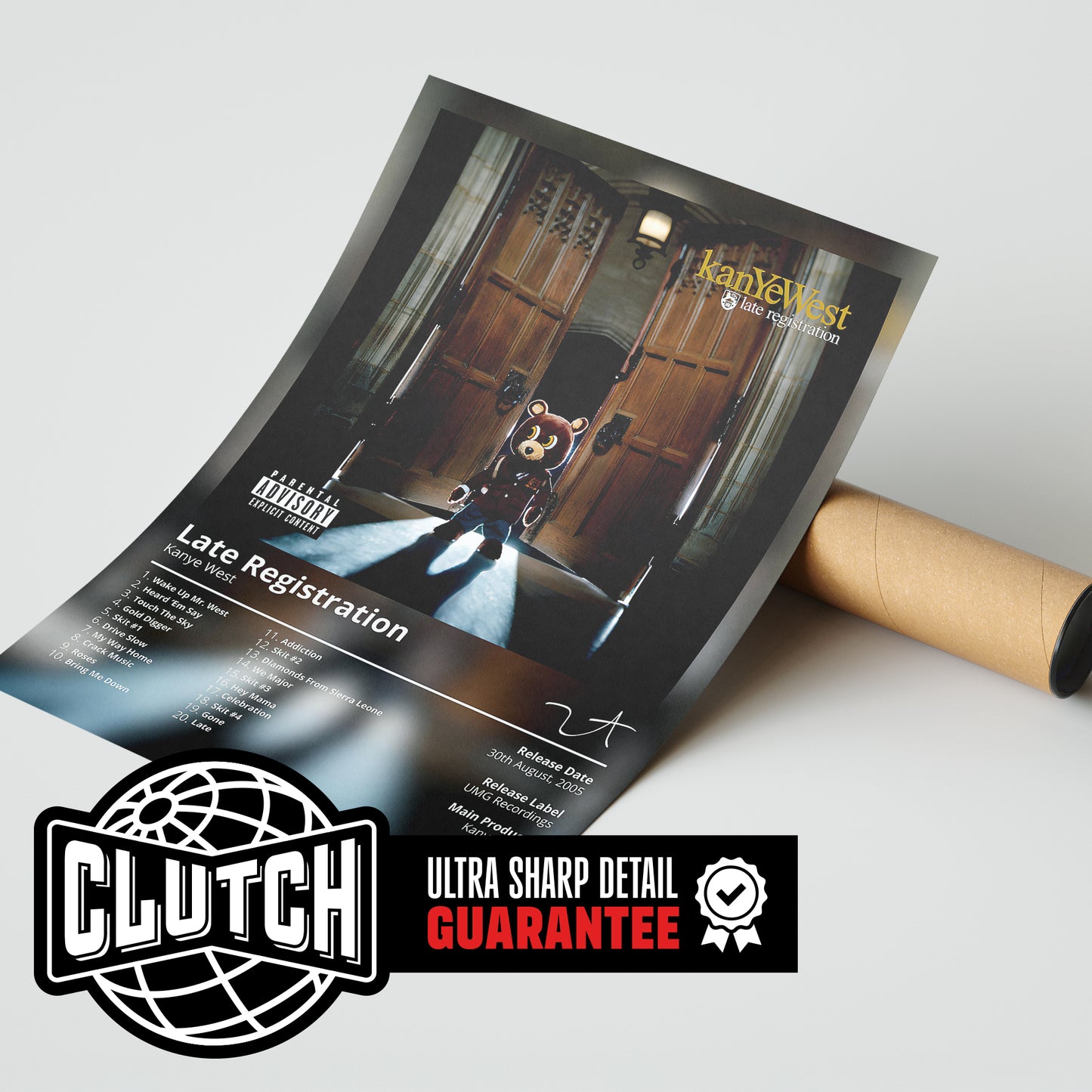 Kanye West 'Late Registration' Album Poster