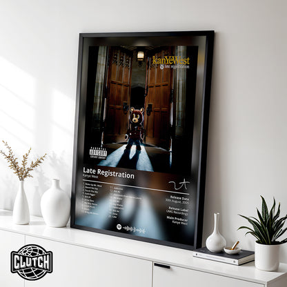 Kanye West 'Late Registration' Album Poster