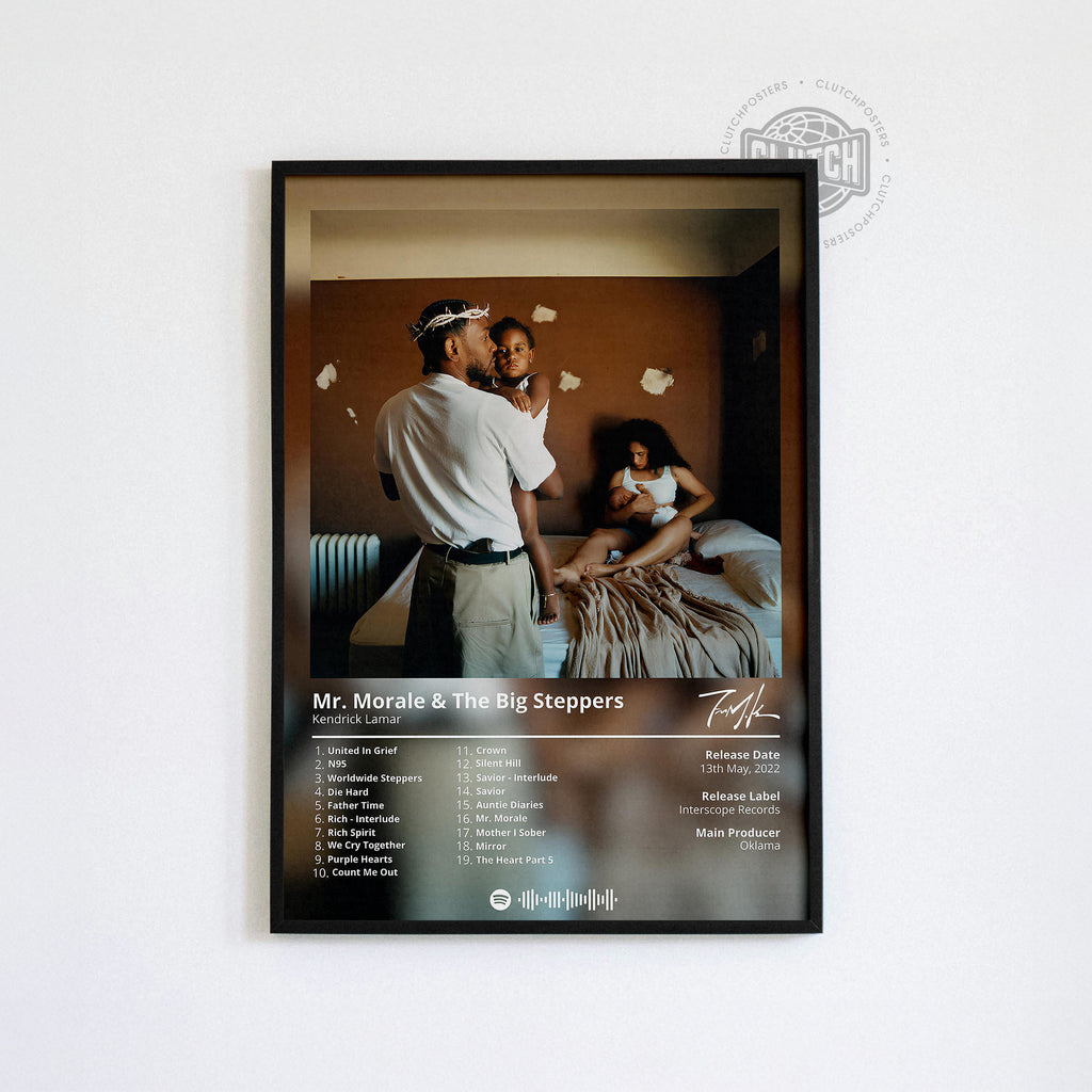 Kendrick Lamar 'Mr. Morale & The Big Steppers' Album Poster