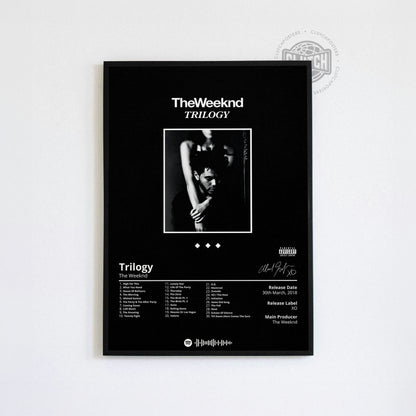 The Weeknd 'Trilogy' Album Poster