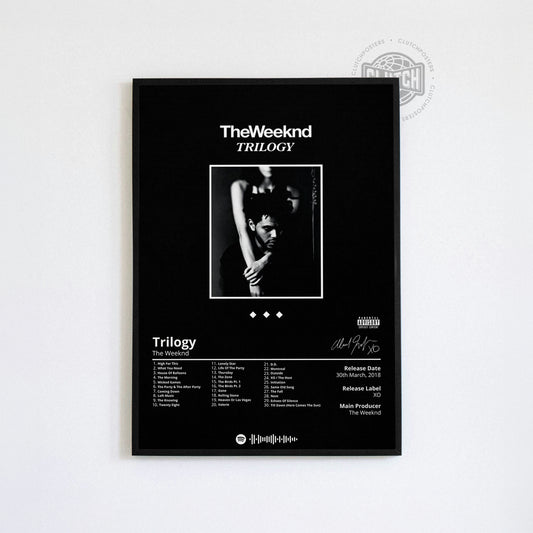 The Weeknd 'Trilogy' Album Poster