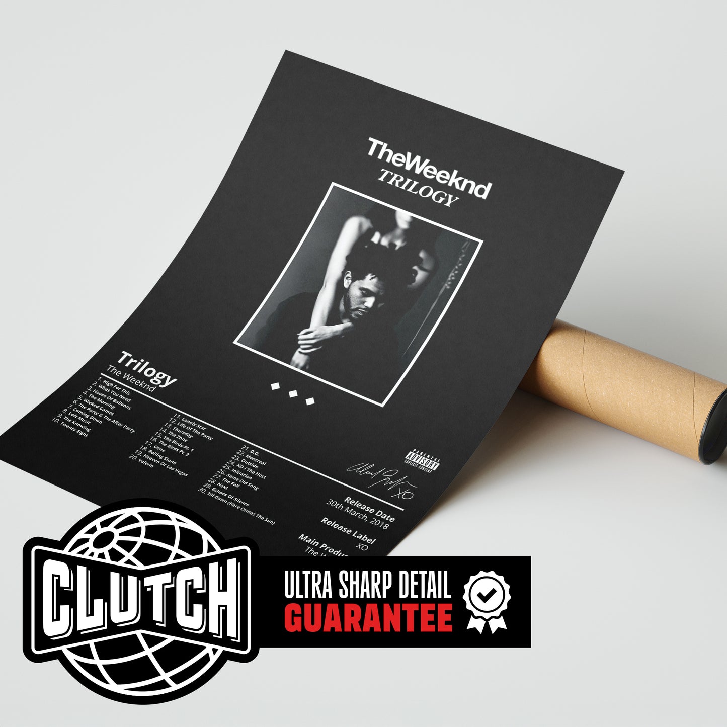 The Weeknd 'Trilogy' Album Poster