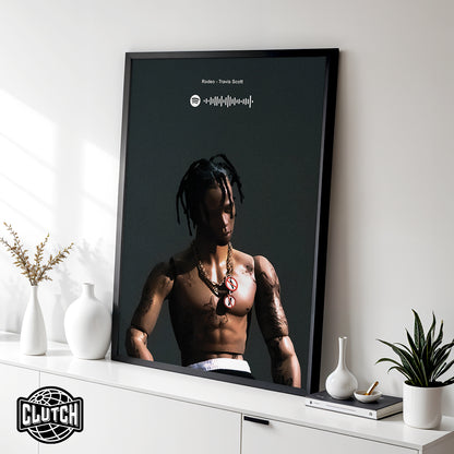 Travis Scott 'Rodeo' Spotify Poster