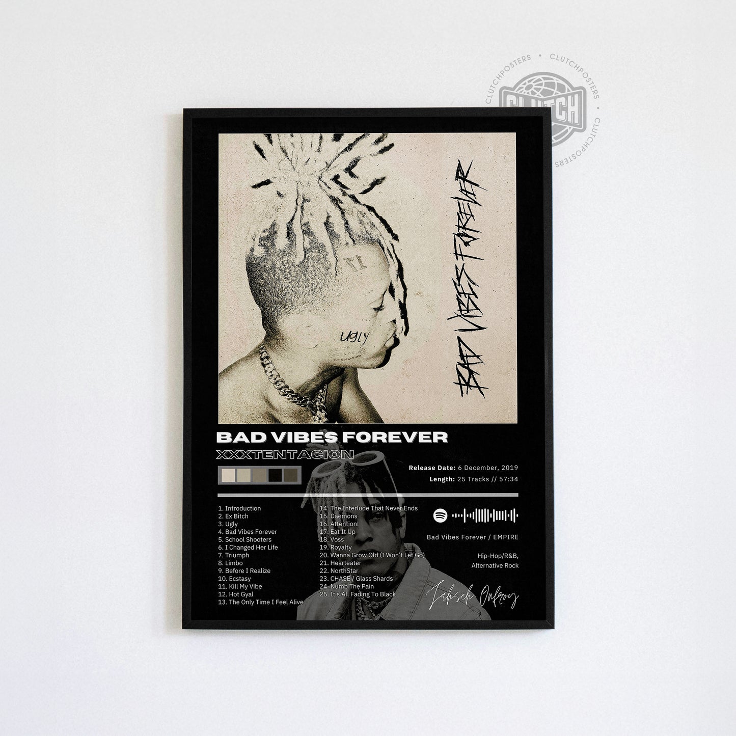 XXXTENTACION 'Bad Vibes Forever' Album Poster