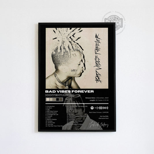 XXXTENTACION 'Bad Vibes Forever' Album Poster