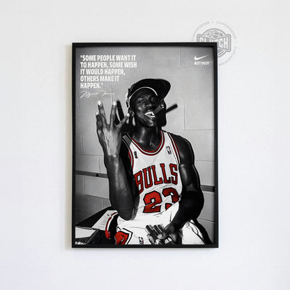 Michael Jordan Vintage Trophy Poster