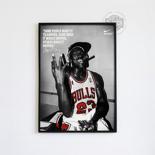 Michael Jordan Vintage Trophy Poster