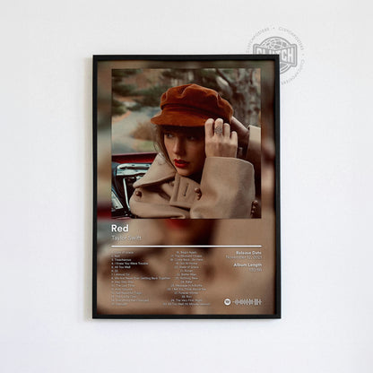 Taylor Swift 'Red' Album Poster