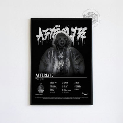 Yeat 'AftërLyfe' Tracklist Poster