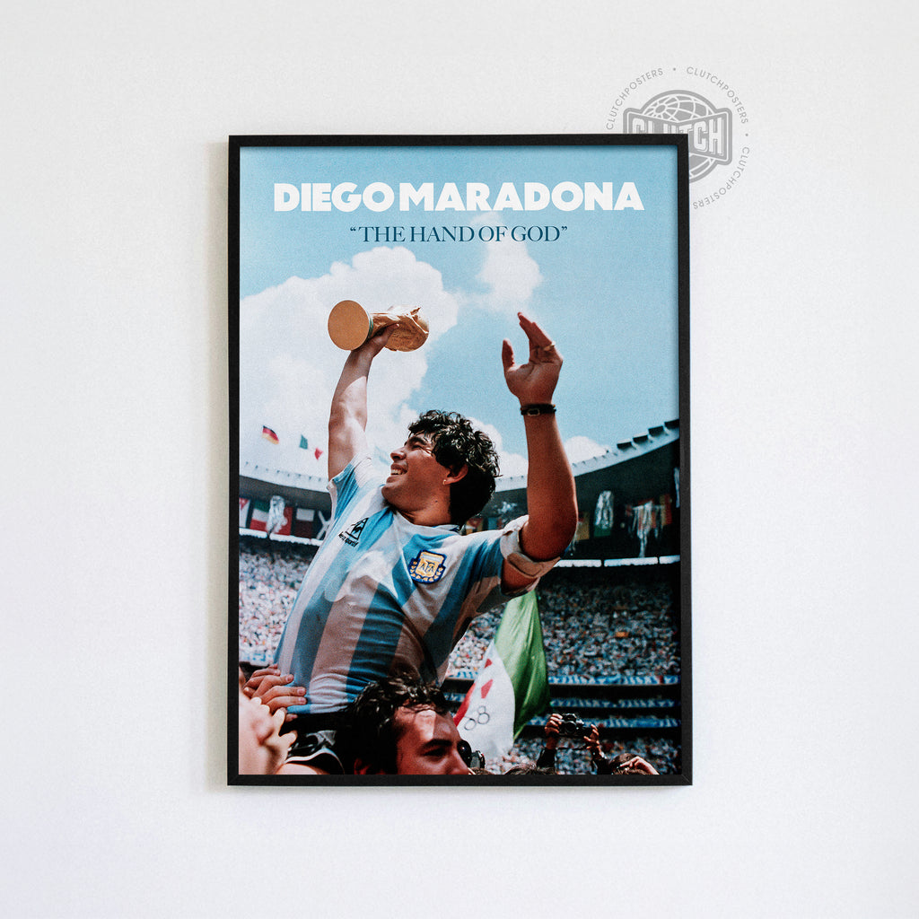 Diego Maradona 'Hand of God' Poster