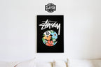 Stussy Flower 8 Ball Poster
