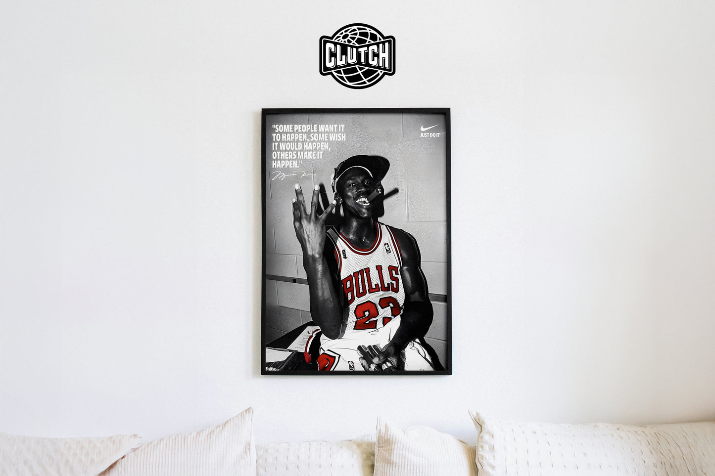 Michael Jordan Vintage Trophy Poster