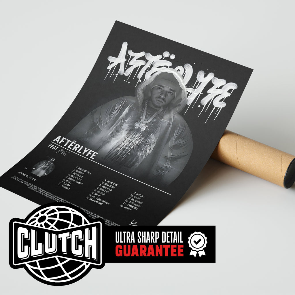 Yeat 'AftërLyfe' Tracklist Poster