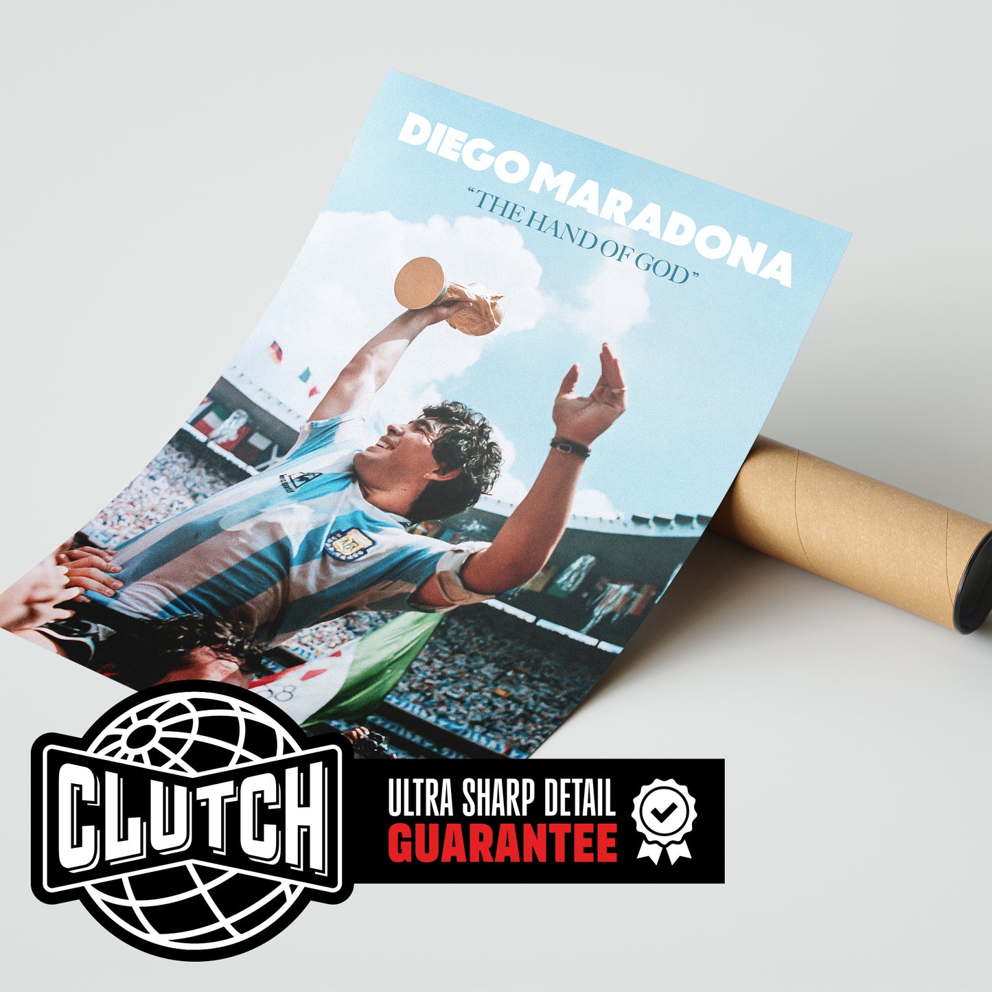 Diego Maradona 'Hand of God' Poster