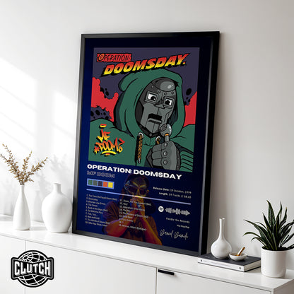 MF DOOM 'Operation: Doomsday' Album Poster
