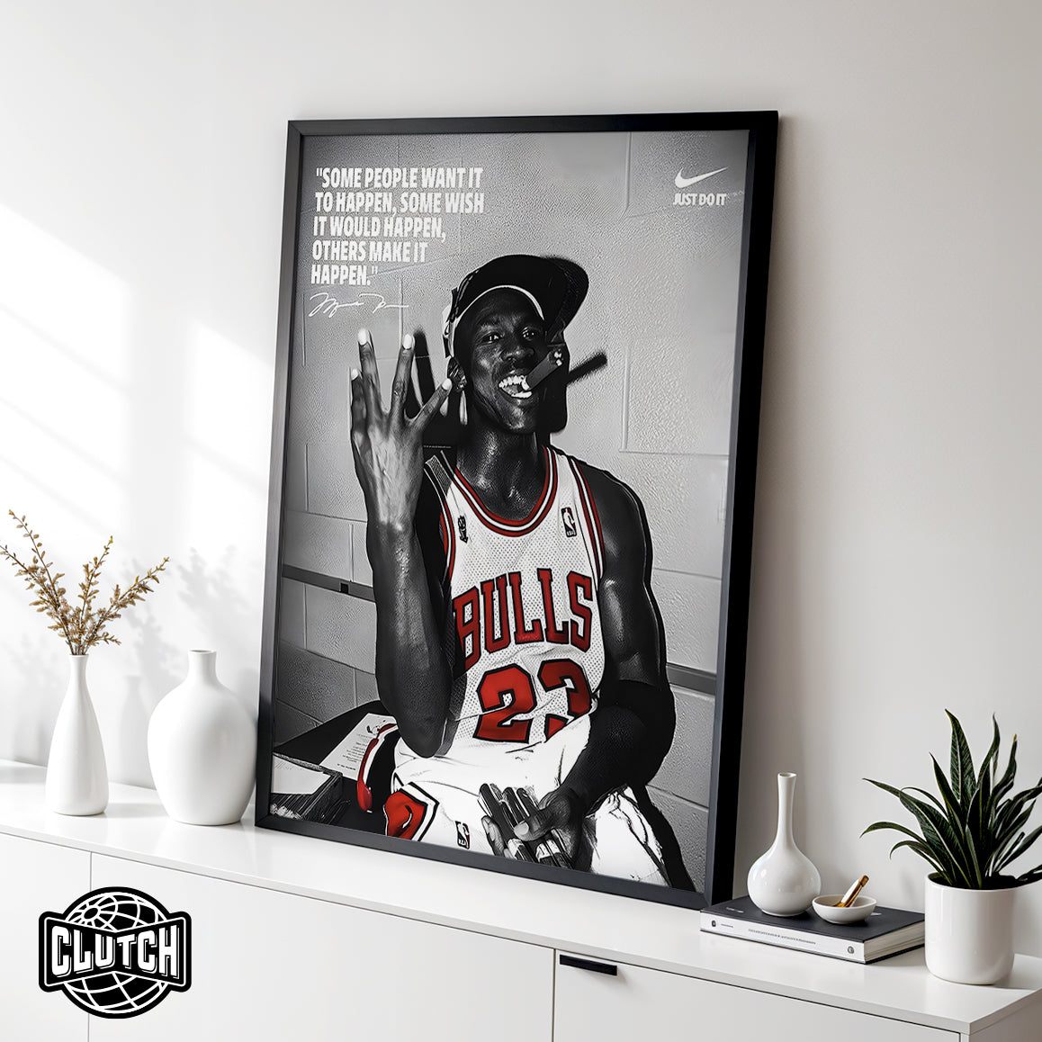 Michael Jordan Vintage Trophy Poster