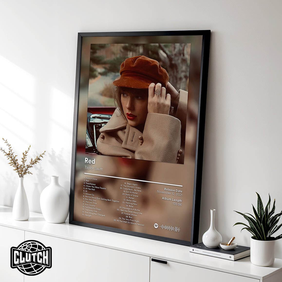 Taylor Swift 'Red' Album Poster