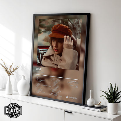 Taylor Swift 'Red' Album Poster