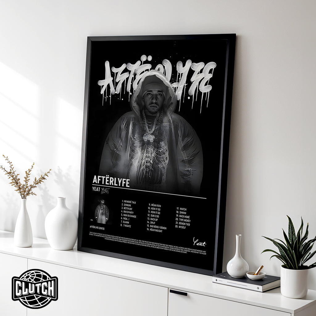 Yeat 'AftërLyfe' Tracklist Poster