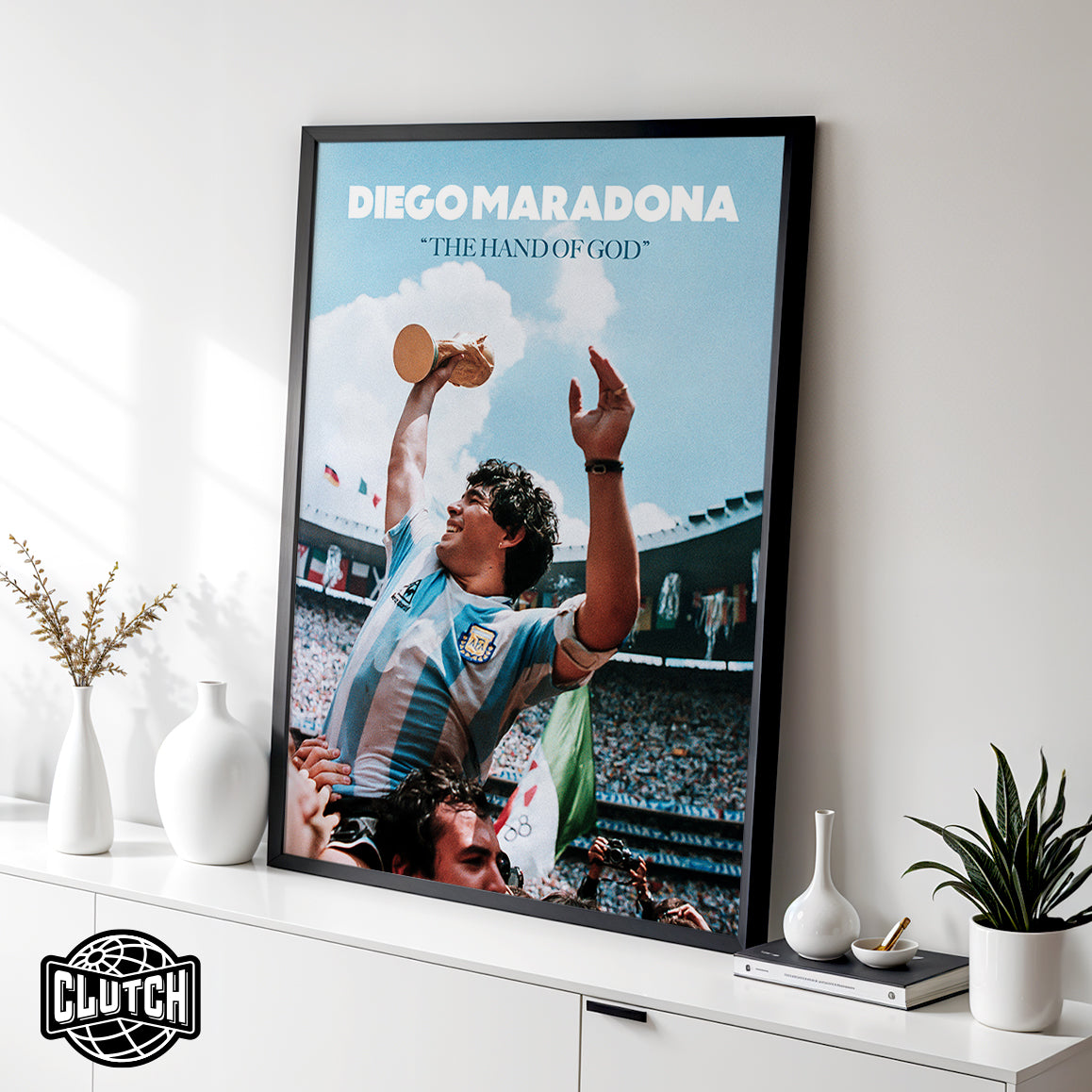 Diego Maradona 'Hand of God' Poster