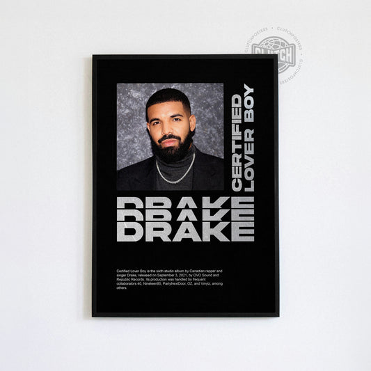Drake 'Certified Lover Boy' Poster