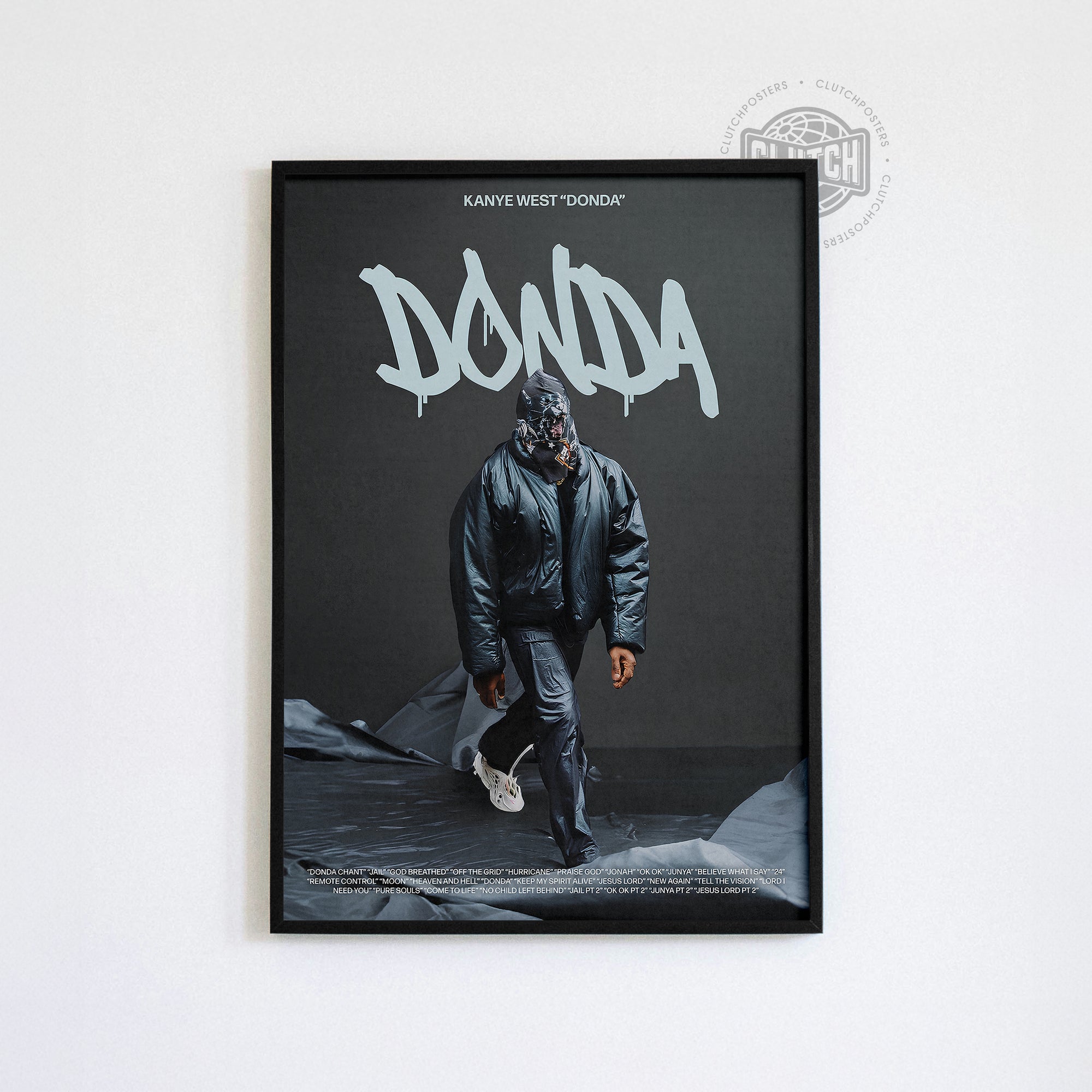 Kanye West 'DONDA' Masked Poster