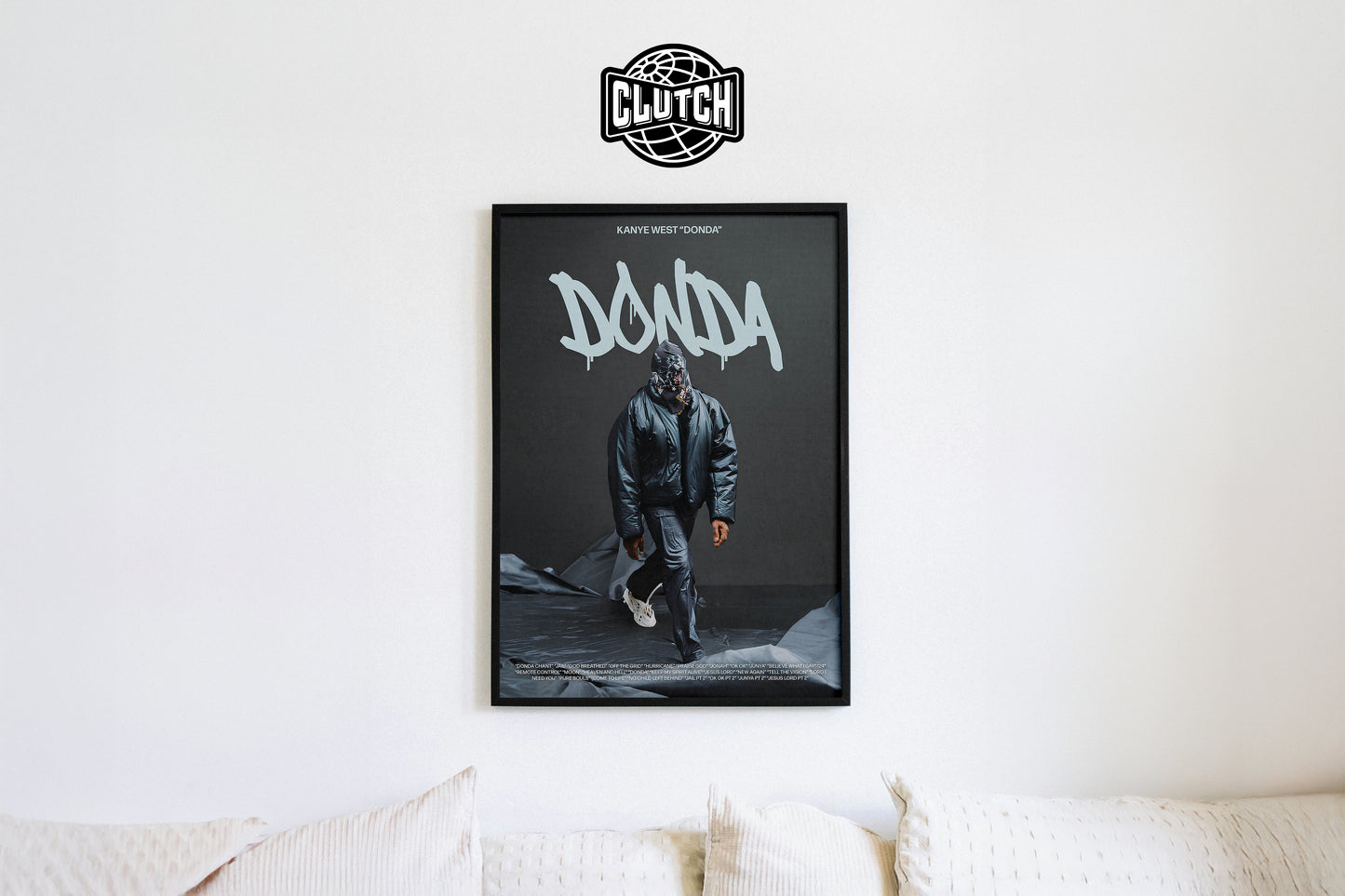 Kanye West 'DONDA' Masked Poster
