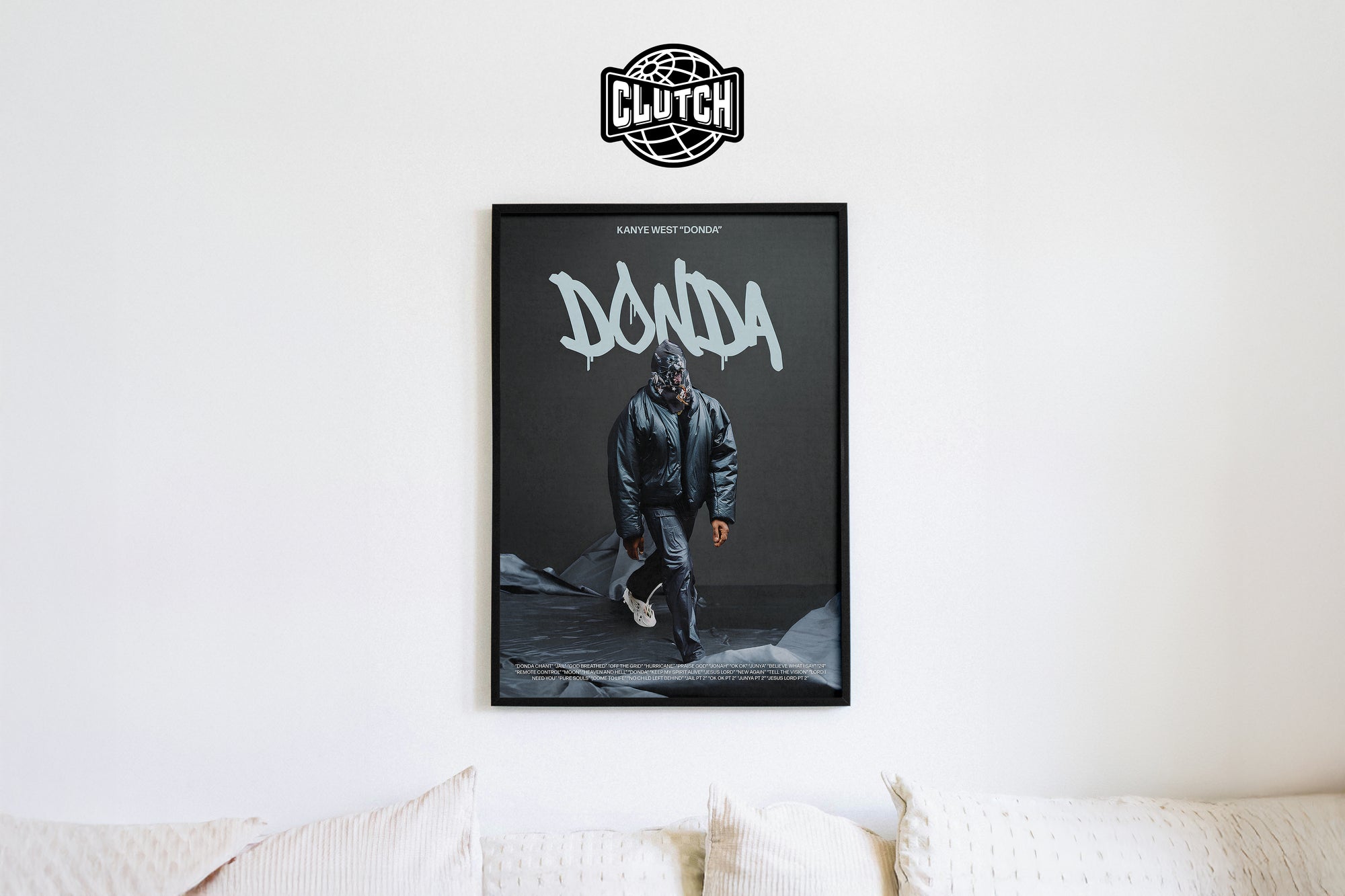 Kanye West 'DONDA' Masked Poster
