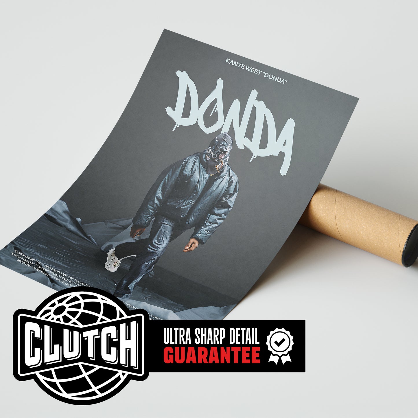 Kanye West 'DONDA' Masked Poster