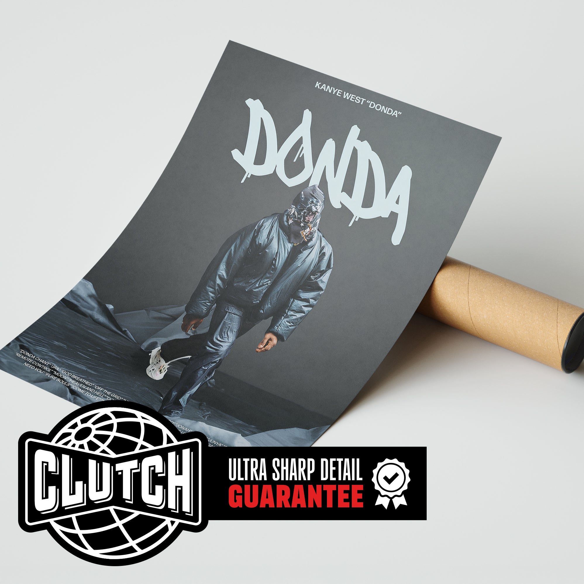 Kanye West 'DONDA' Masked Poster