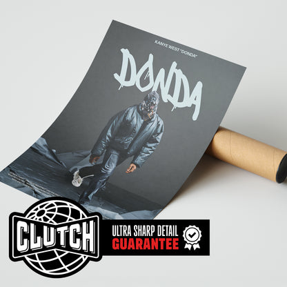 Kanye West 'DONDA' Masked Poster