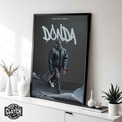 Kanye West 'DONDA' Masked Poster