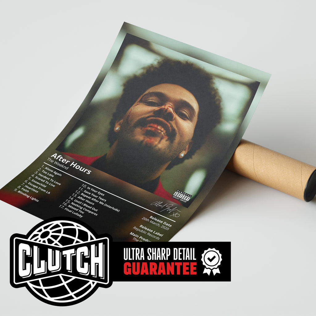 The Weeknd 'After Hours' Album Poster