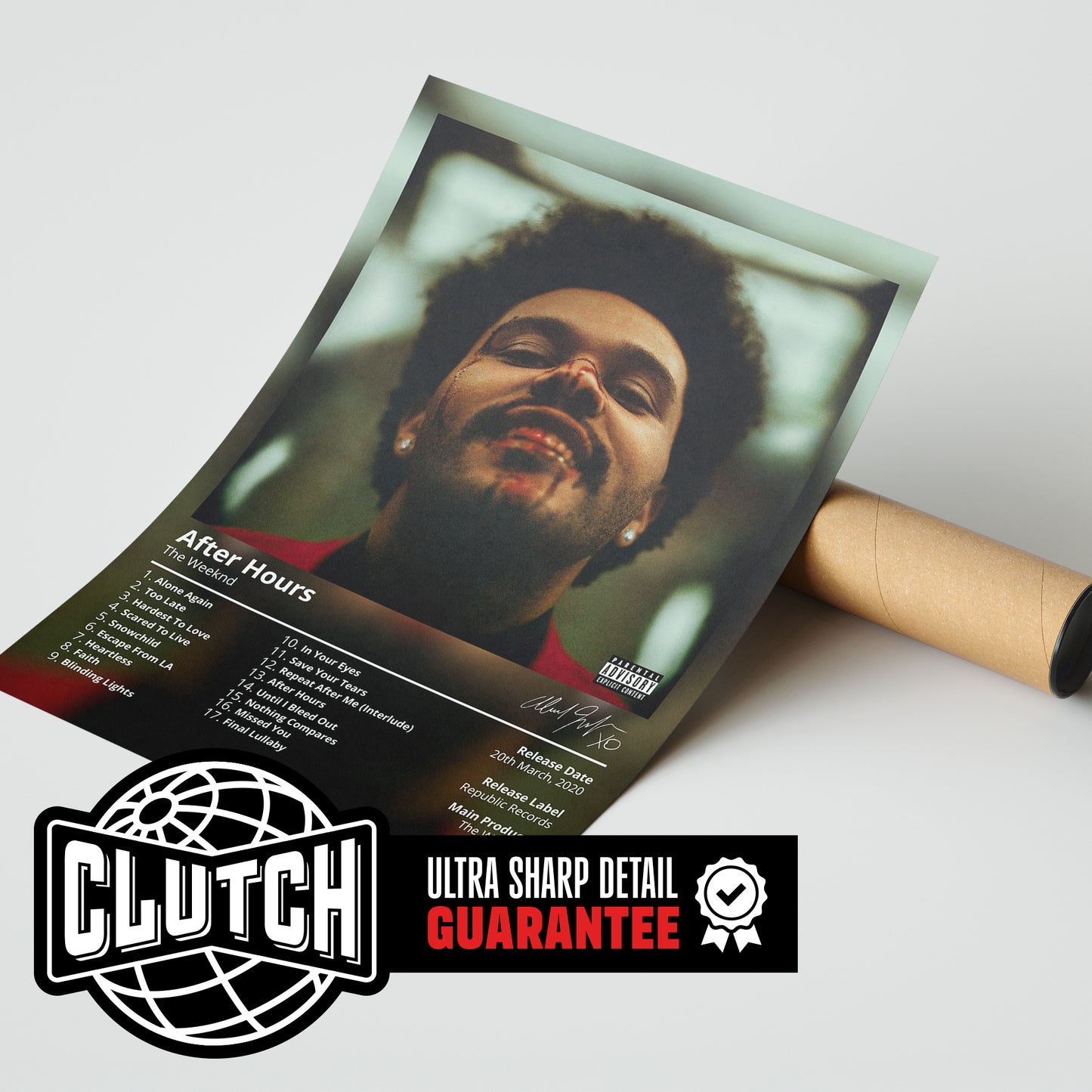 The Weeknd 'After Hours' Album Poster