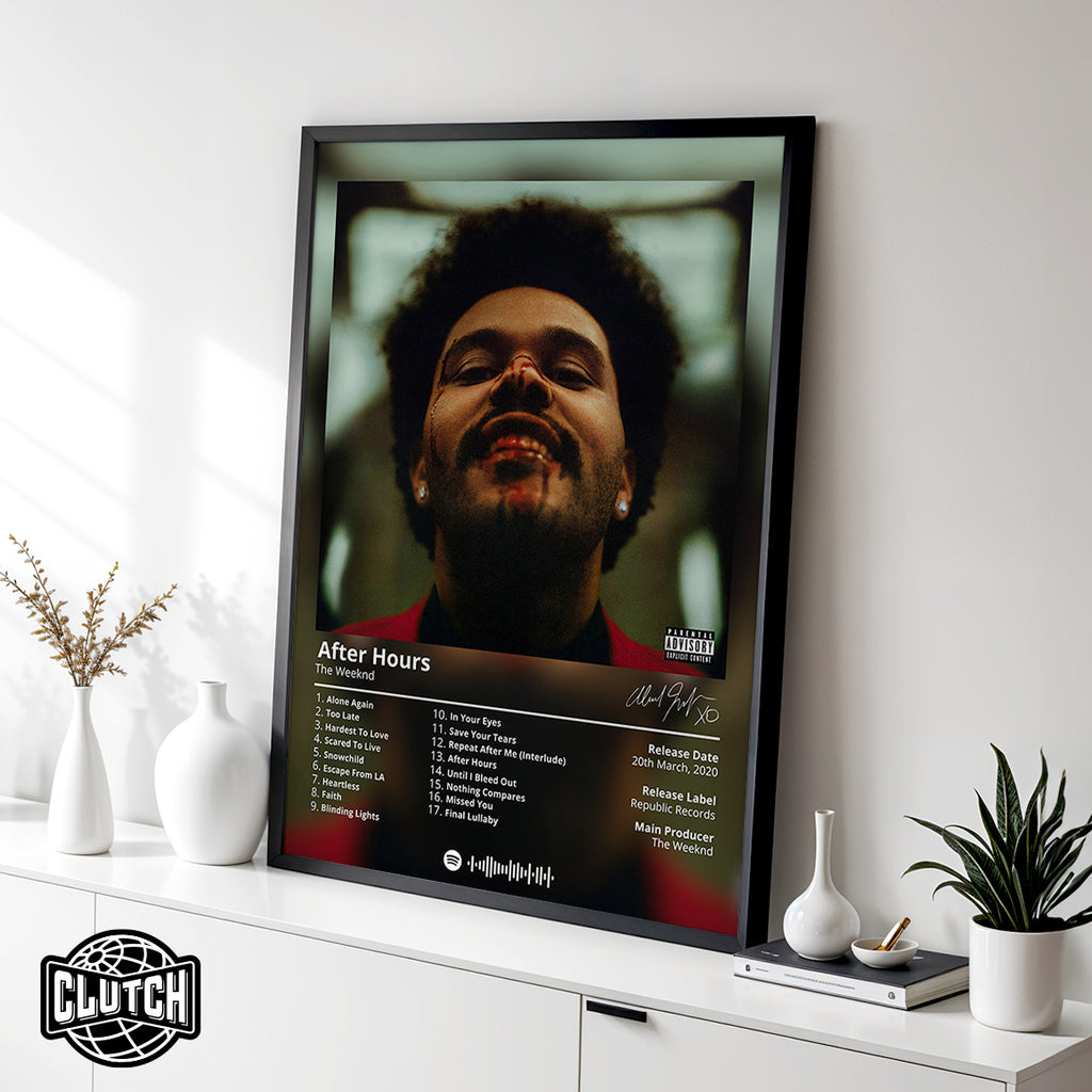 The Weeknd 'After Hours' Album Poster