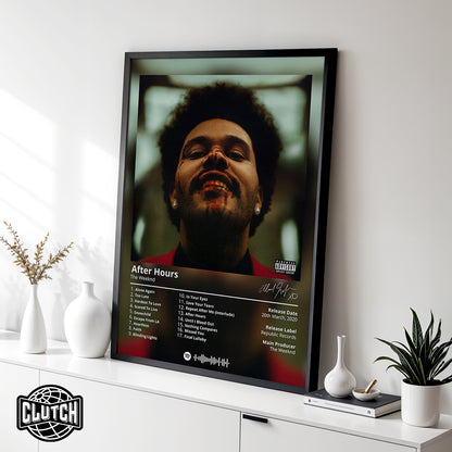 The Weeknd 'After Hours' Album Poster