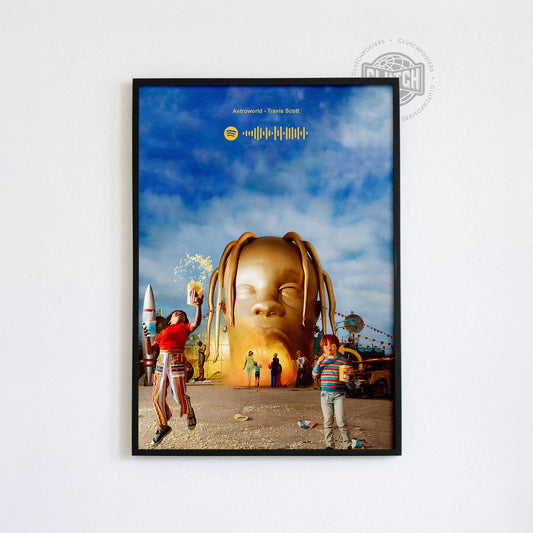 Travis Scott 'Astroworld' Spotify Poster