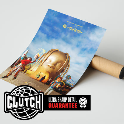 Travis Scott 'Astroworld' Spotify Poster