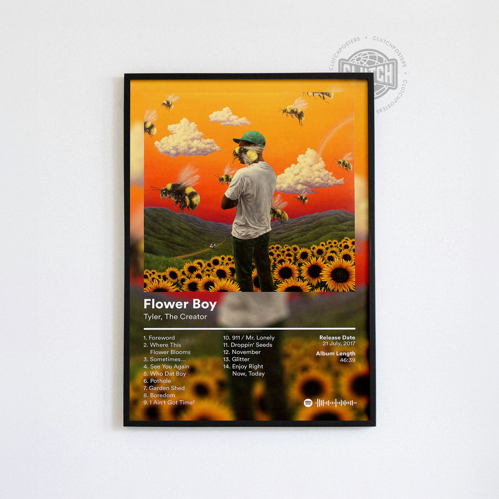 Tyler The Creator 'Flower Boy' Album Poster